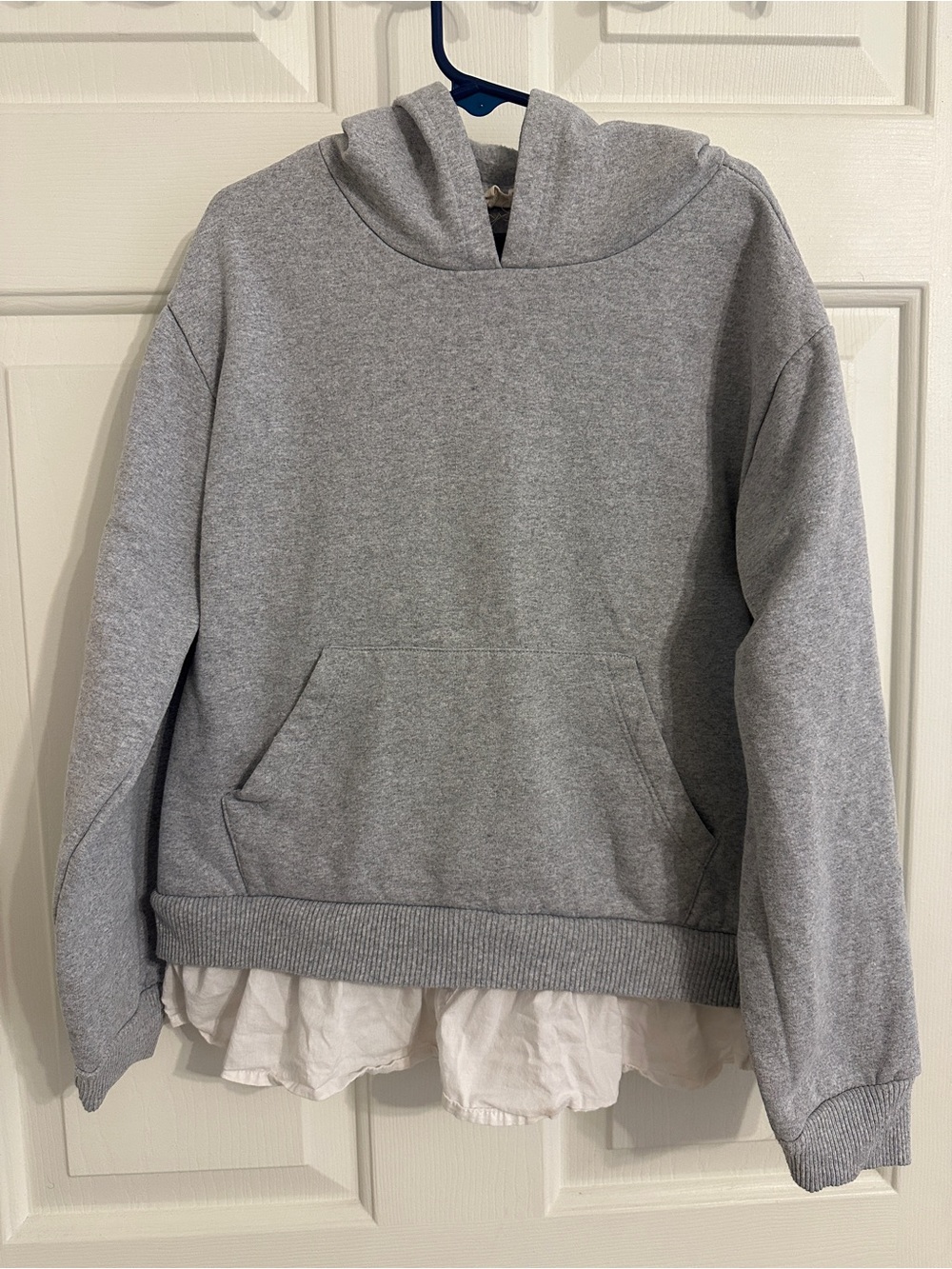 Jessica Simpson Girls’ Size 10 Hoodie – White Layered Look